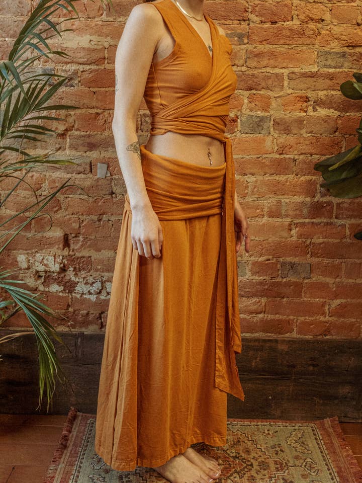 Forest Fiber Tencel Soft Bohemian Maxi Yoga Skirt, Tube Dres for wholesale by Gardenbelle Shop