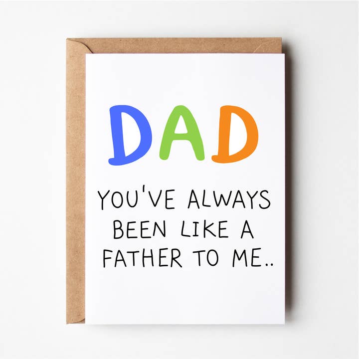 Friends of Henry Paper Co - Wholesale Father’s Day card - Like A Father To Me