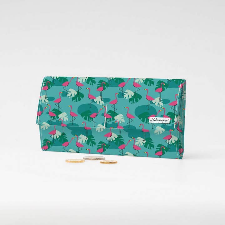 TROPICAL HEAT Tyvek® Pappwallet XL/Cartera Clutch para venta al por mayor de I Like Paper