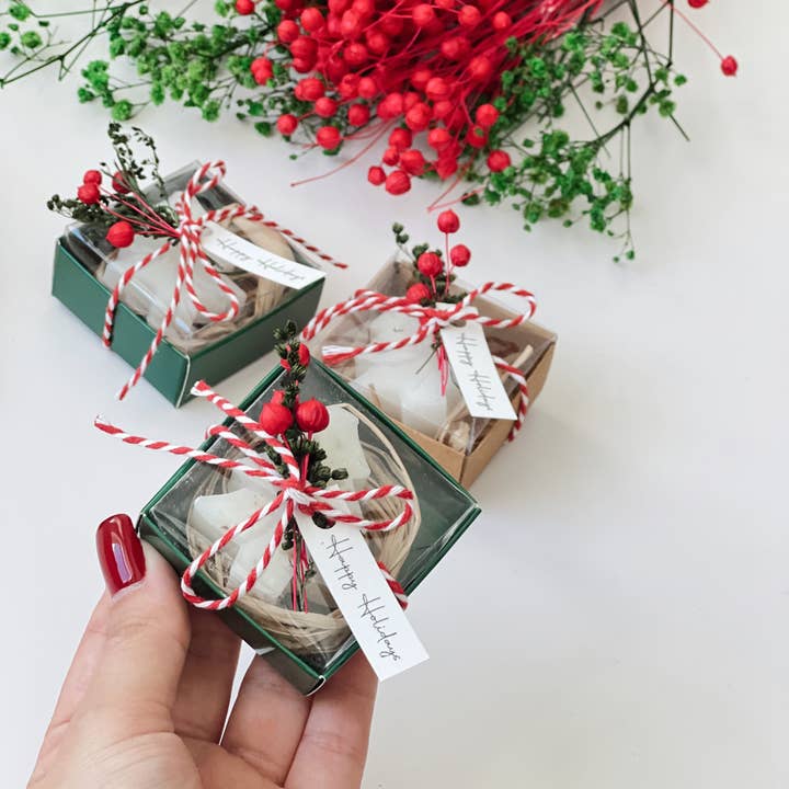 Uniq Favors - Wholesale Christmas decoration - Christmas Scent Soap Favors, Personalized Holiday Gifts5