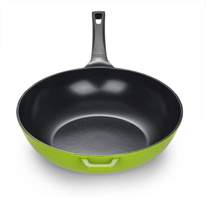 Ozeri - Vente Marmites - Wok Ozeri Green Earth 12", revêtement lisse sans PTFE ni PFC1