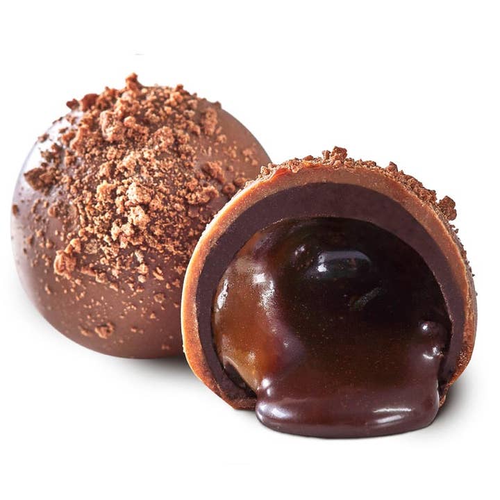 Milk Chocolate Caramel Fudge Brownie Truffle - 5 LB BULK for wholesale by Chocolate Chocolate Chocolate Company