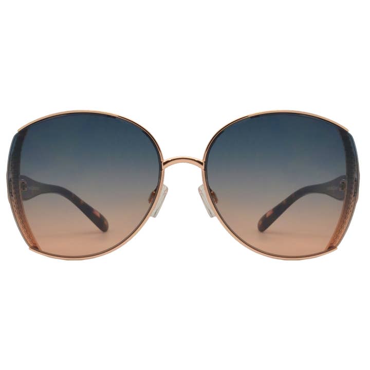 Dynasol Eyewear – Engroshandel Solbriller - Dame – Klassisk sommerfugl Kvindemode Metal solbriller