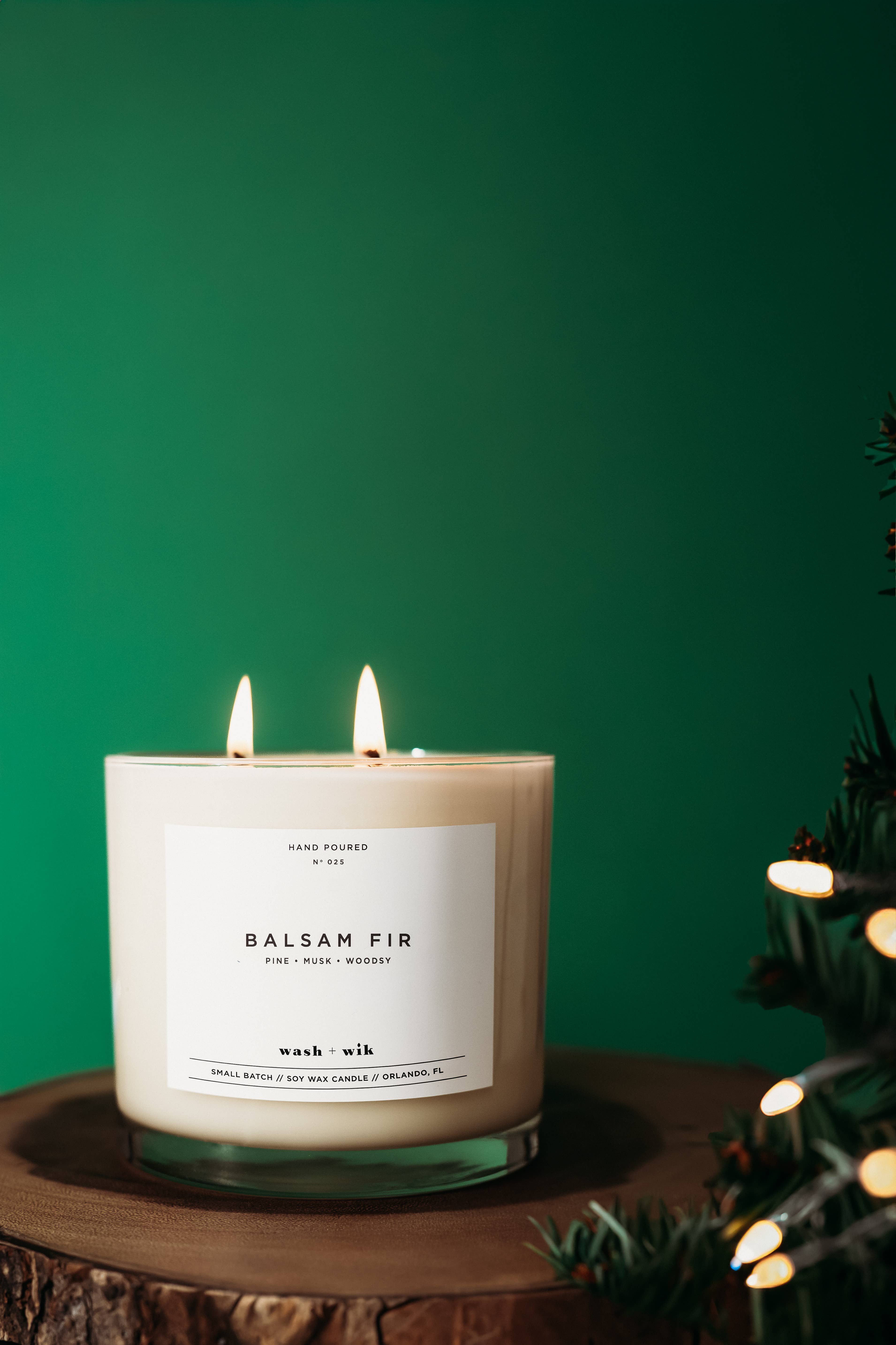 Wash and Wik - Wholesale Jar/Filled Candle - 3 Wick - 35oz Vessel - 2 Pound Soy Wax Candle by Wash + Wik11