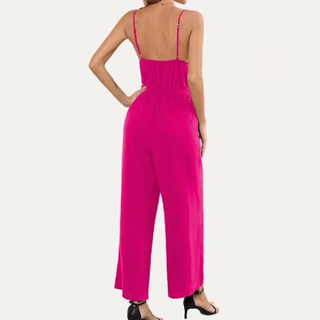 The Moment Collection - Vente Combinaison – femme - Combishort uni à encolure drapée et bretelles Lady Grace2