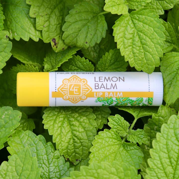 Baume à lèvres à la mélisse - 1,5 oz pour la vente par Four Elements Organic Herbals