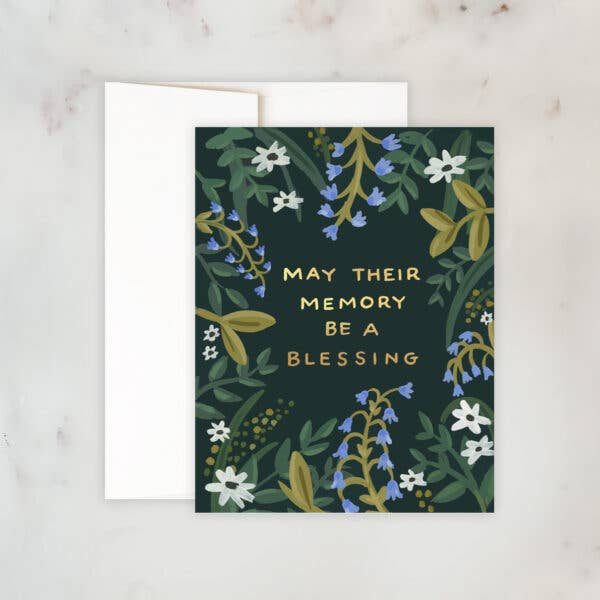 Idlewild Co. - Wholesale Sympathy Card - Memory Blessing Greeting Card1