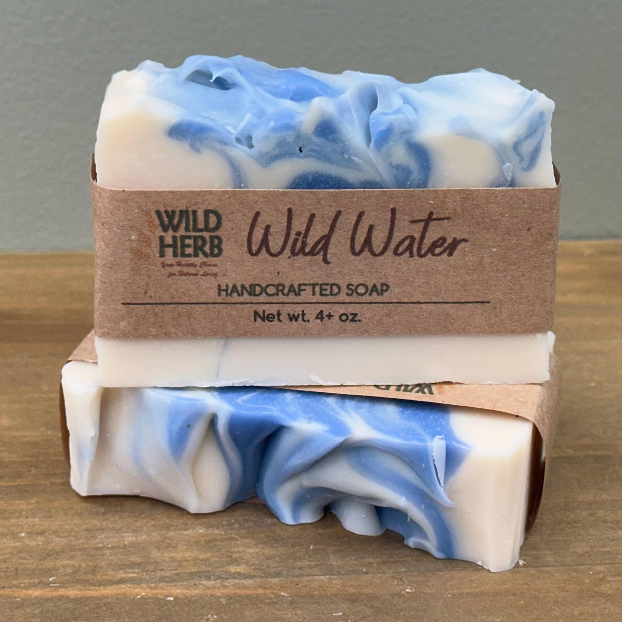 Wild Herb Soap Co - Wholesale Bar Soap - Wild Water Fresh Scent Natural Soap Bar Creamy Bubbly Lather2
