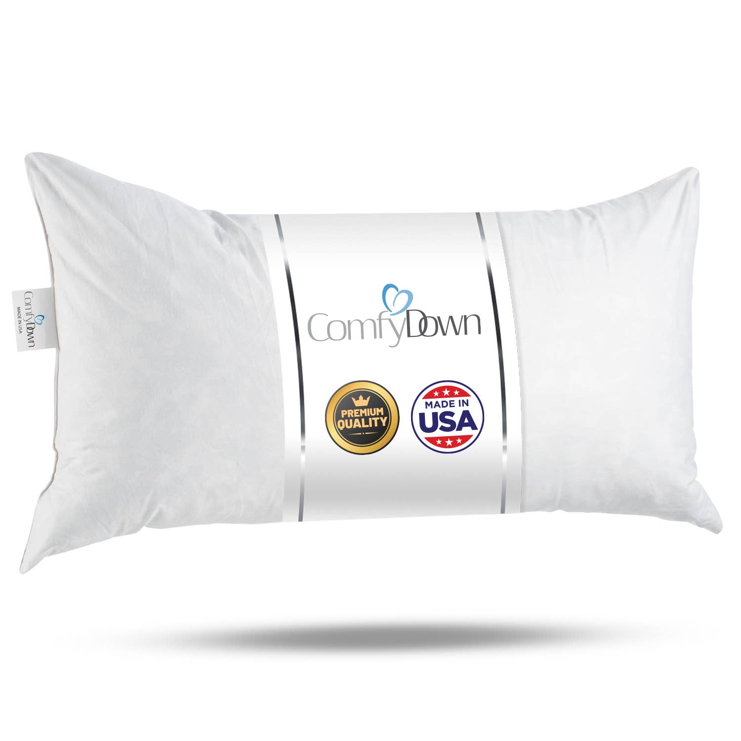 ComfyDown Travel Pillow - Filled with 800-FP Goose Down, 300-TC