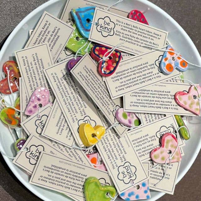 Heart Token for wholesale by Ben's Bells