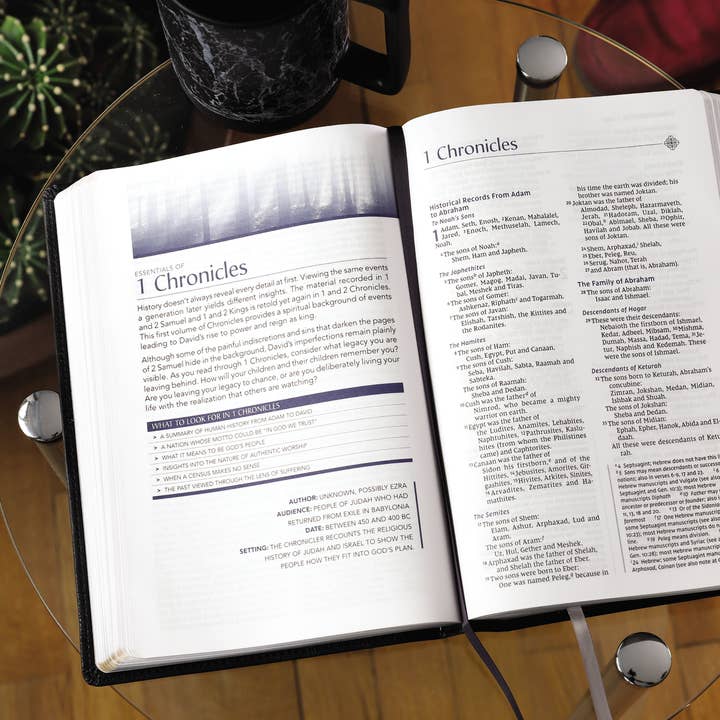 HarperCollins Christian Publishing - Wholesale Religion - NIV Men's Devotional Bible, Large Print, Leathersoft Black6