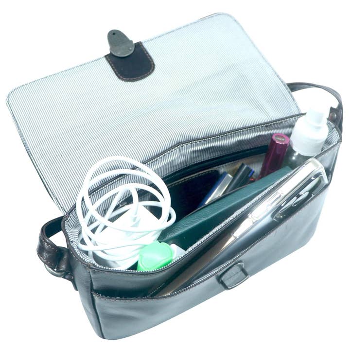 Greenwood – wholesale Crossbody bag – Women's – Birgit Women's Crossbody Bag Small Brown Leather Bag2