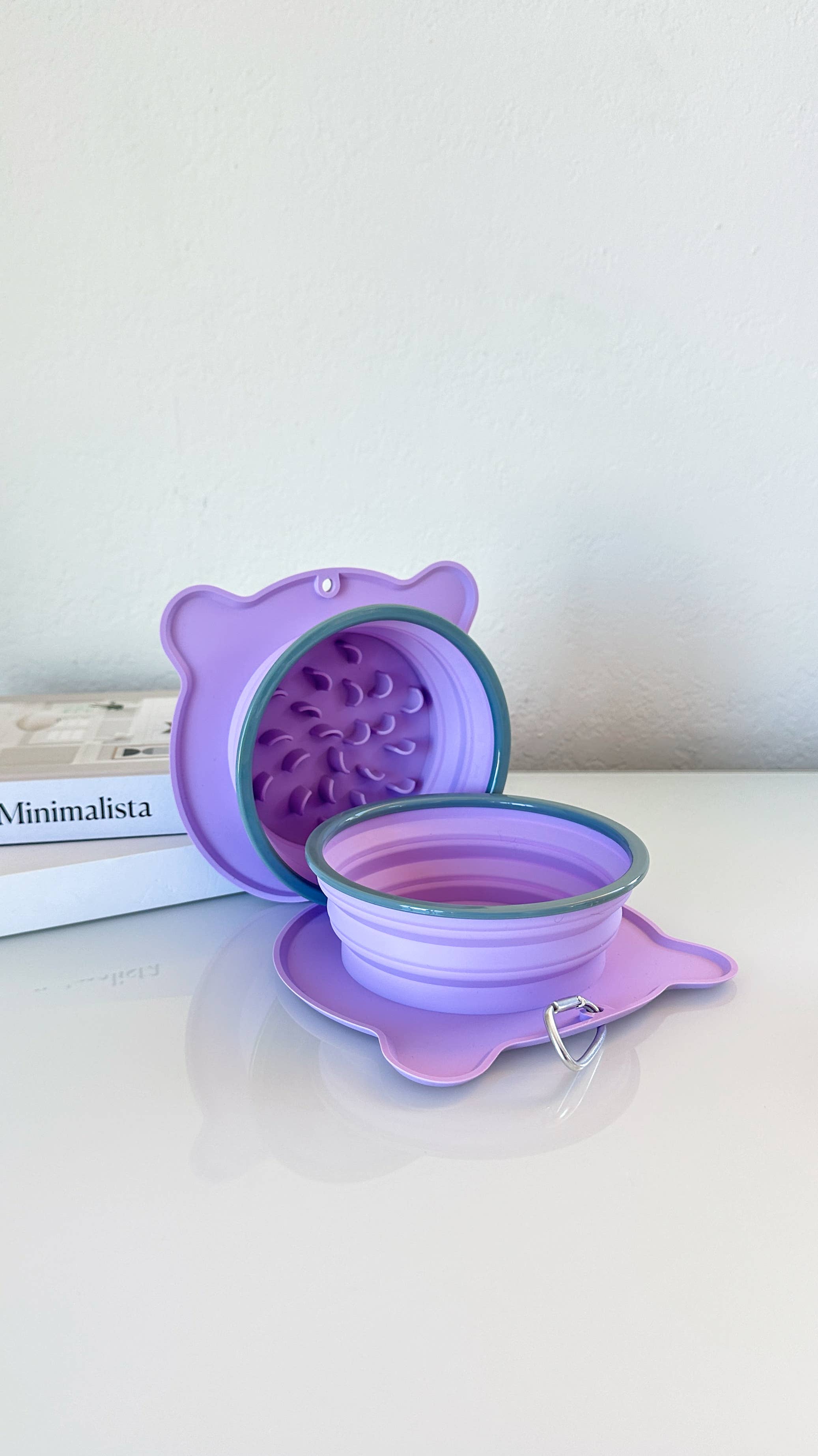 Spot N Knot - Wholesale Pet Bowl - Cat/Dog - Travel Collapsible Bowl  | Slow feeder for Dog and Cat3