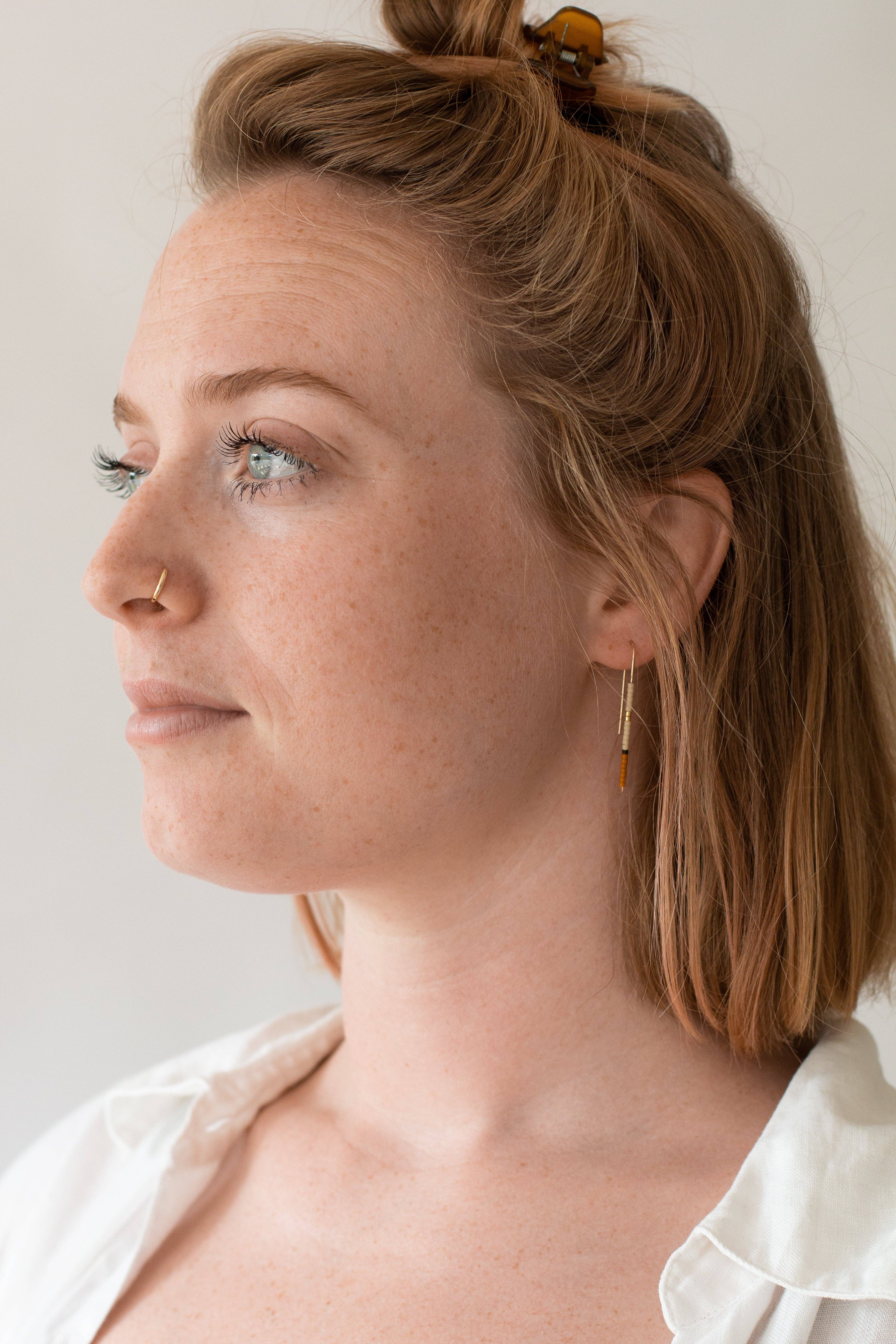 YEWŌ Collective - Wholesale Dangle Earrings - Mala Ear Pins9