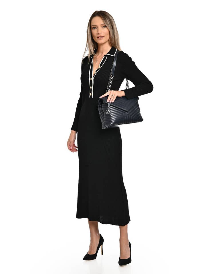 AW25 LV 2183 BLEU FONCÉ pour la vente par Luisa Vannini