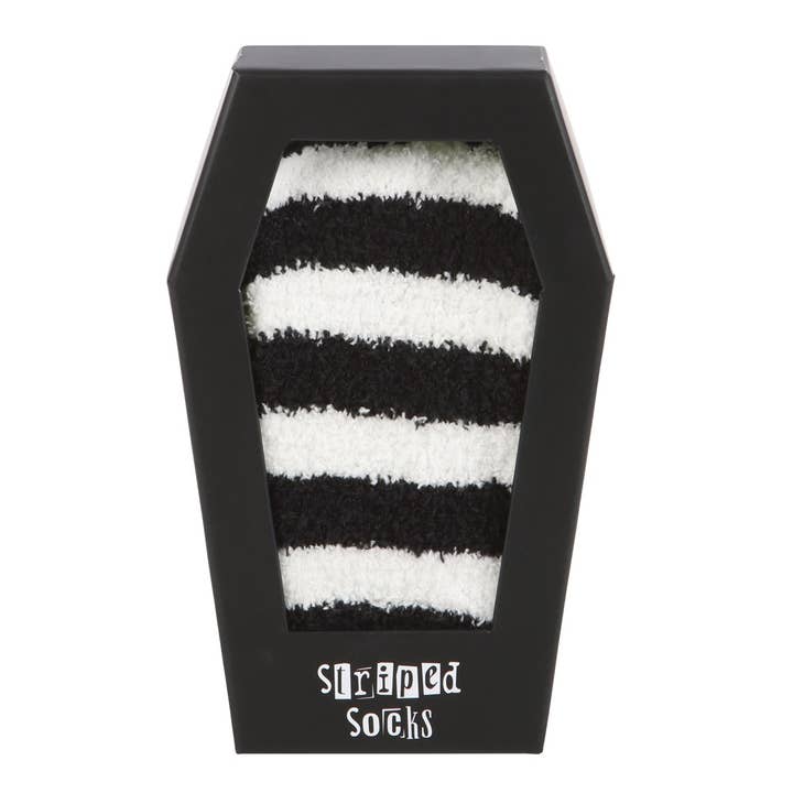 WONDER IMPORTS AUSTRALIA - Wholesale Socks - Unisex - Striped Socks In Coffin Gift Box