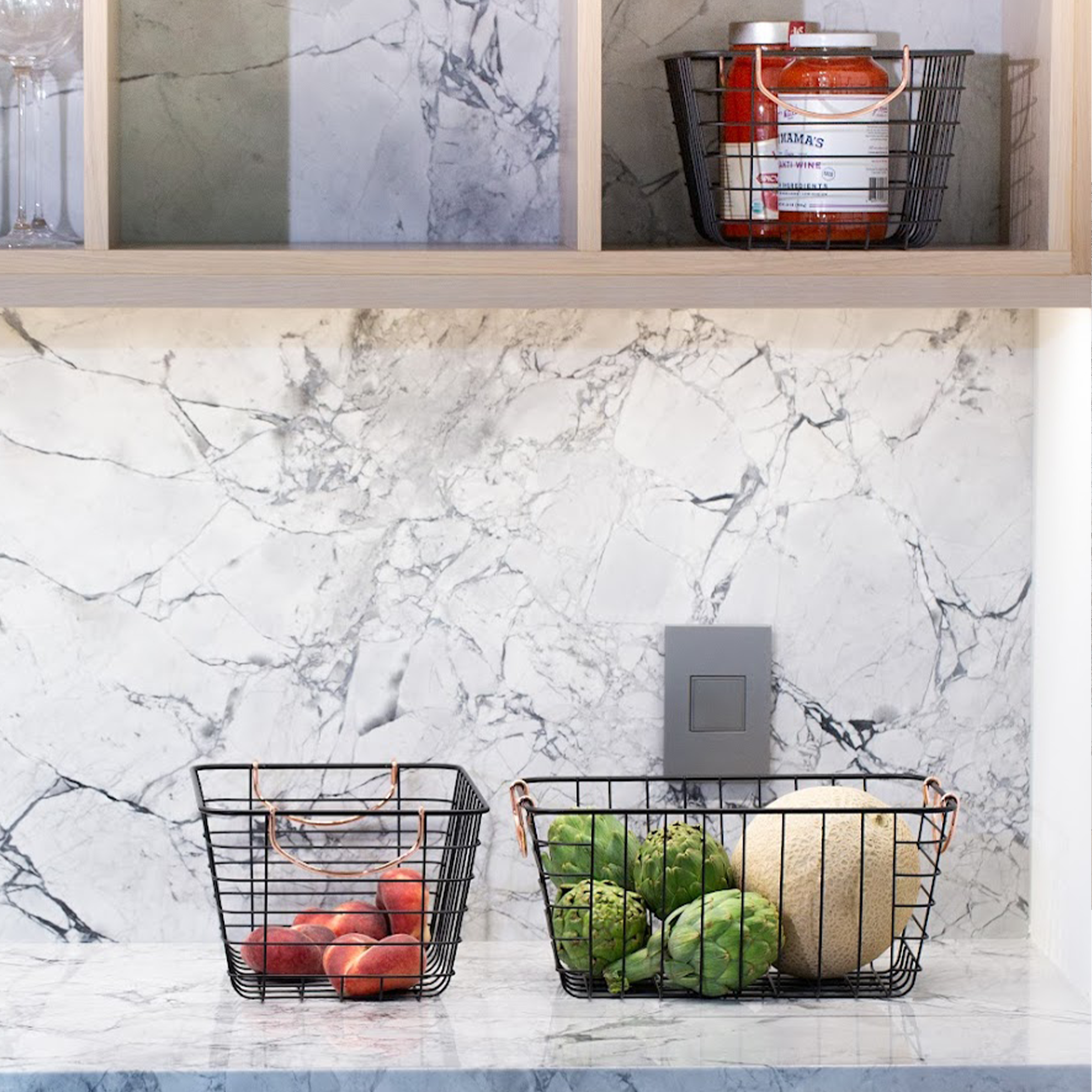 Better Houseware - Wholesale Basket - Copper Handled Wire Baskets9