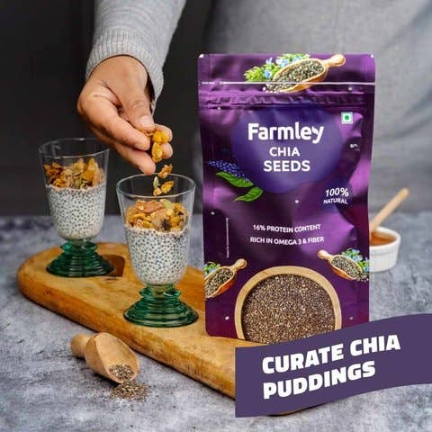 India shopping - Wholesale Plant Seeds - Farmley Premium Chia Seeds - 200 gms