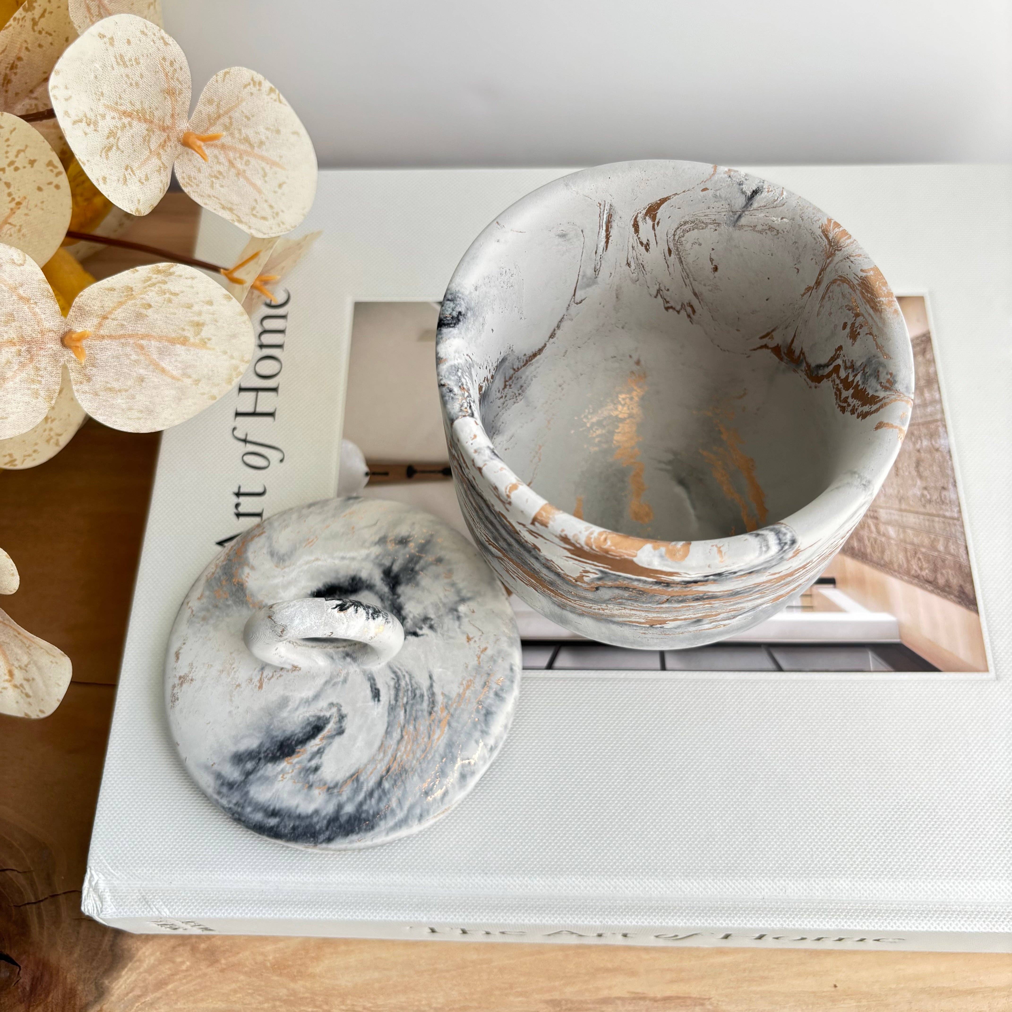 Fancy Concrete - Vendita all'ingrosso Barattoli decorativi - Calista vaso in cemento | Portacotone2