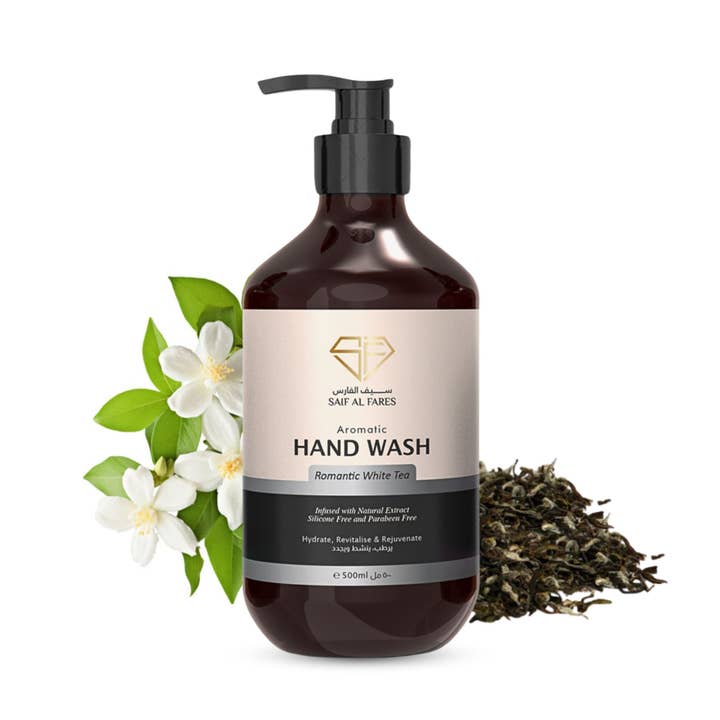 Romantic White Tea Hand Wash 500 ML for wholesale by SAIF AL FARES