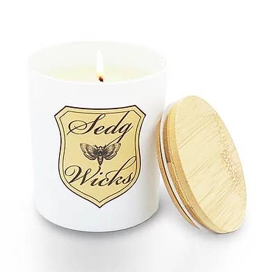 Sedg Wicks Sage & Crystal Candle with Ginger for wholesale by Sedg Wicks