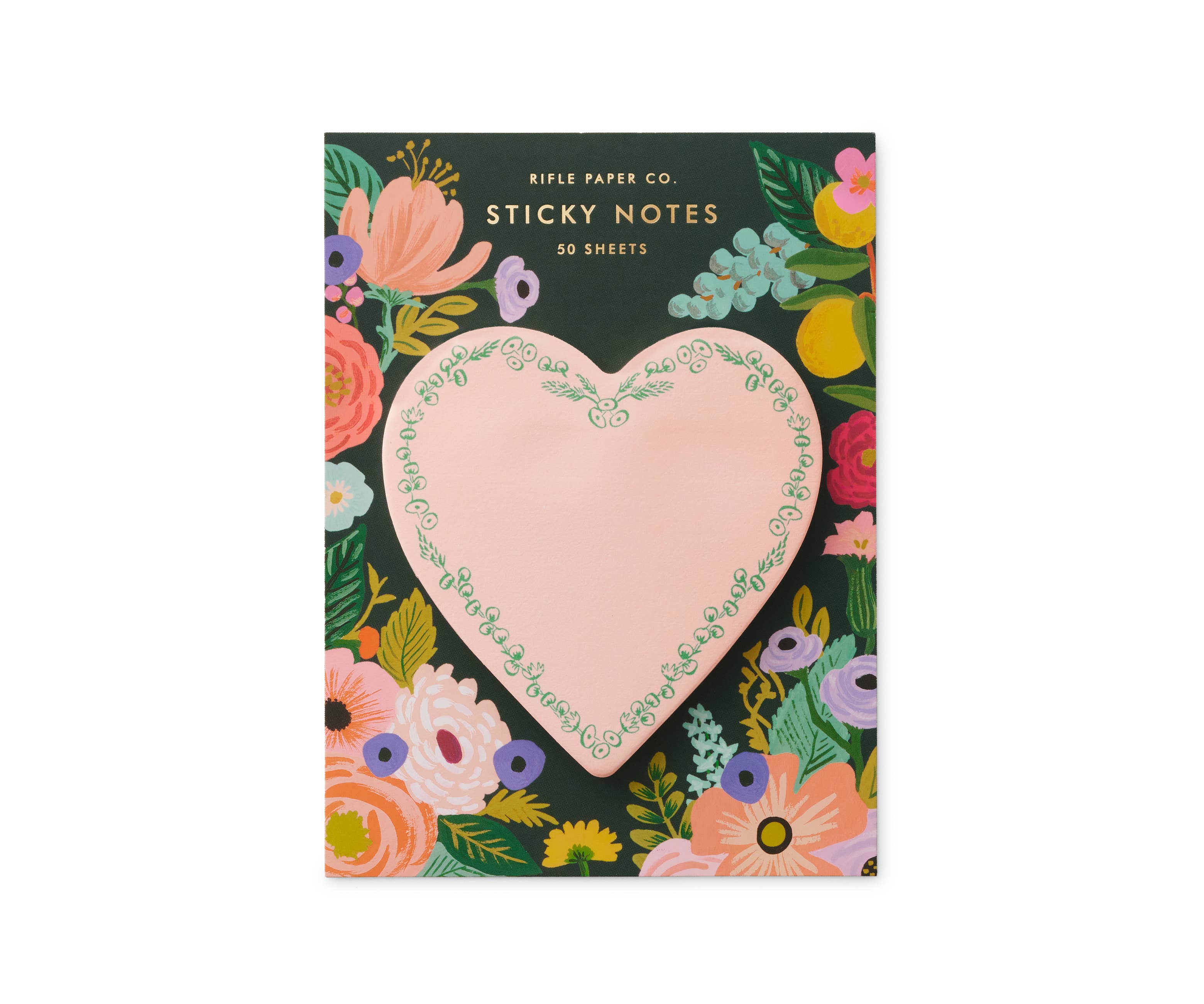 Rifle Paper Co. - Wholesale Sticky Notes - Heart Valentine's Day Sticky Notes