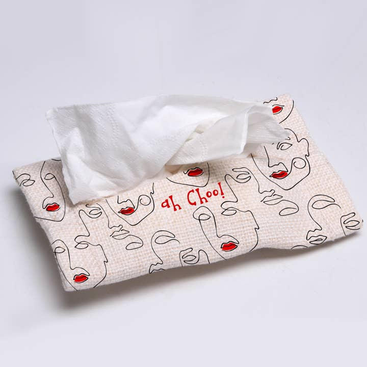 "Ah Choo!" Travel Size Tissue Holder for wholesale by Liane Fried Studio