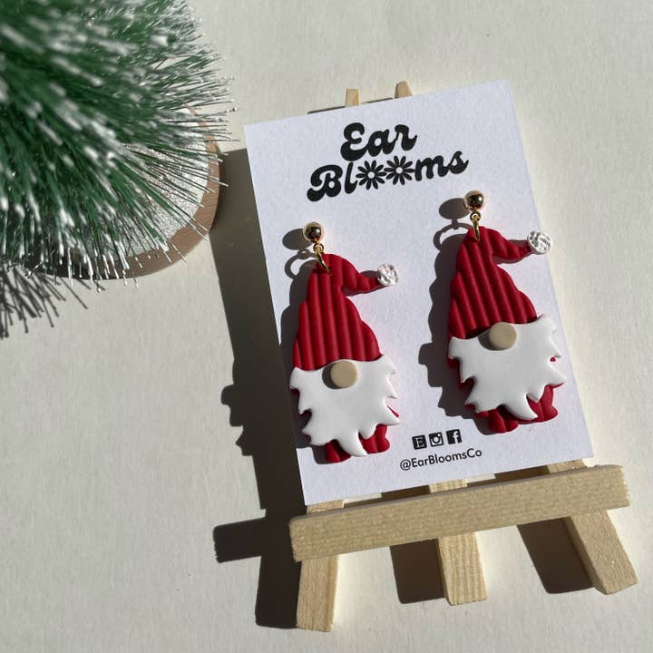 Gnome Earrings for wholesale by EarBlooms Co.