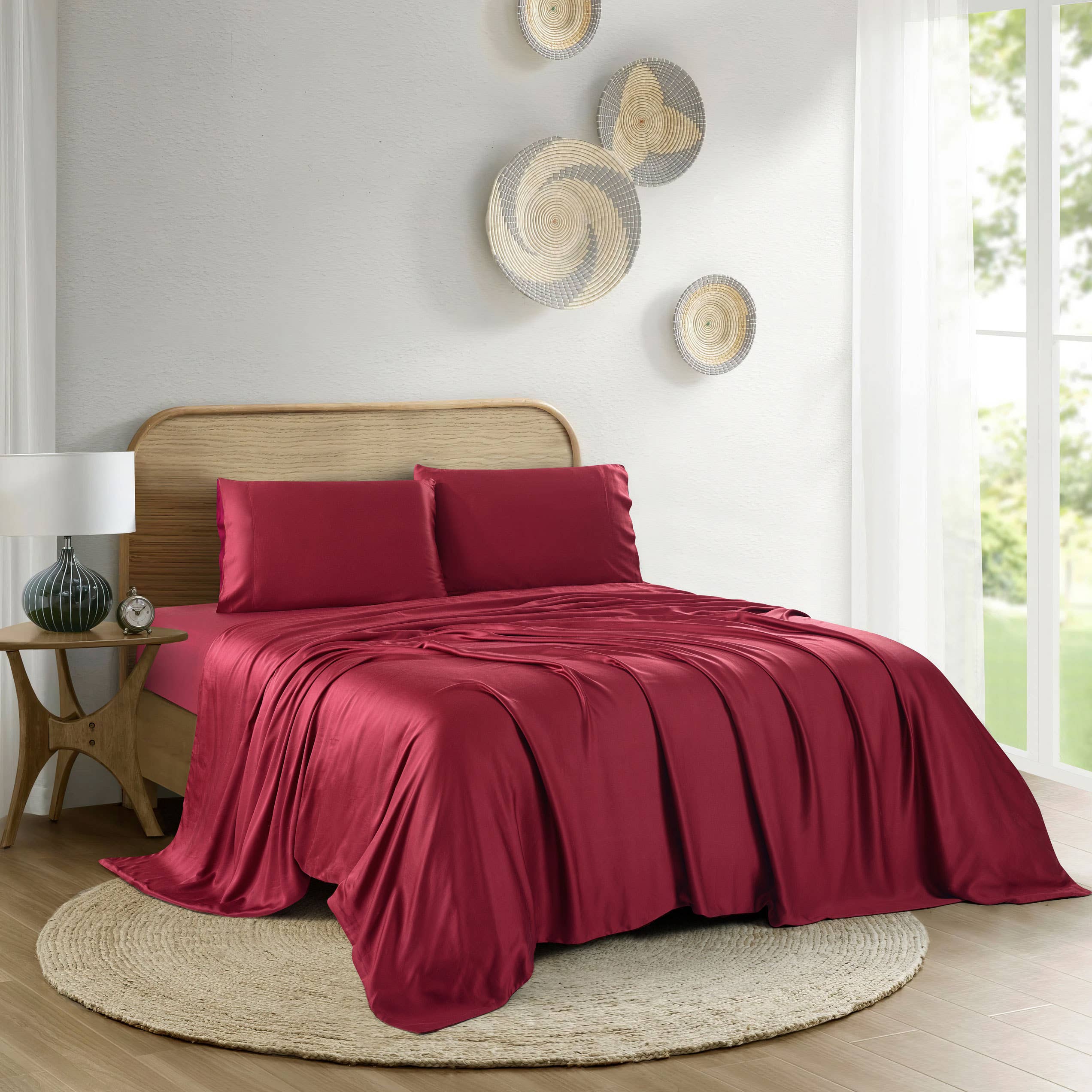 LivingTaste Home Inc - Wholesale Sheet Set - Tencel Bed Sheet 4-Piece Set3
