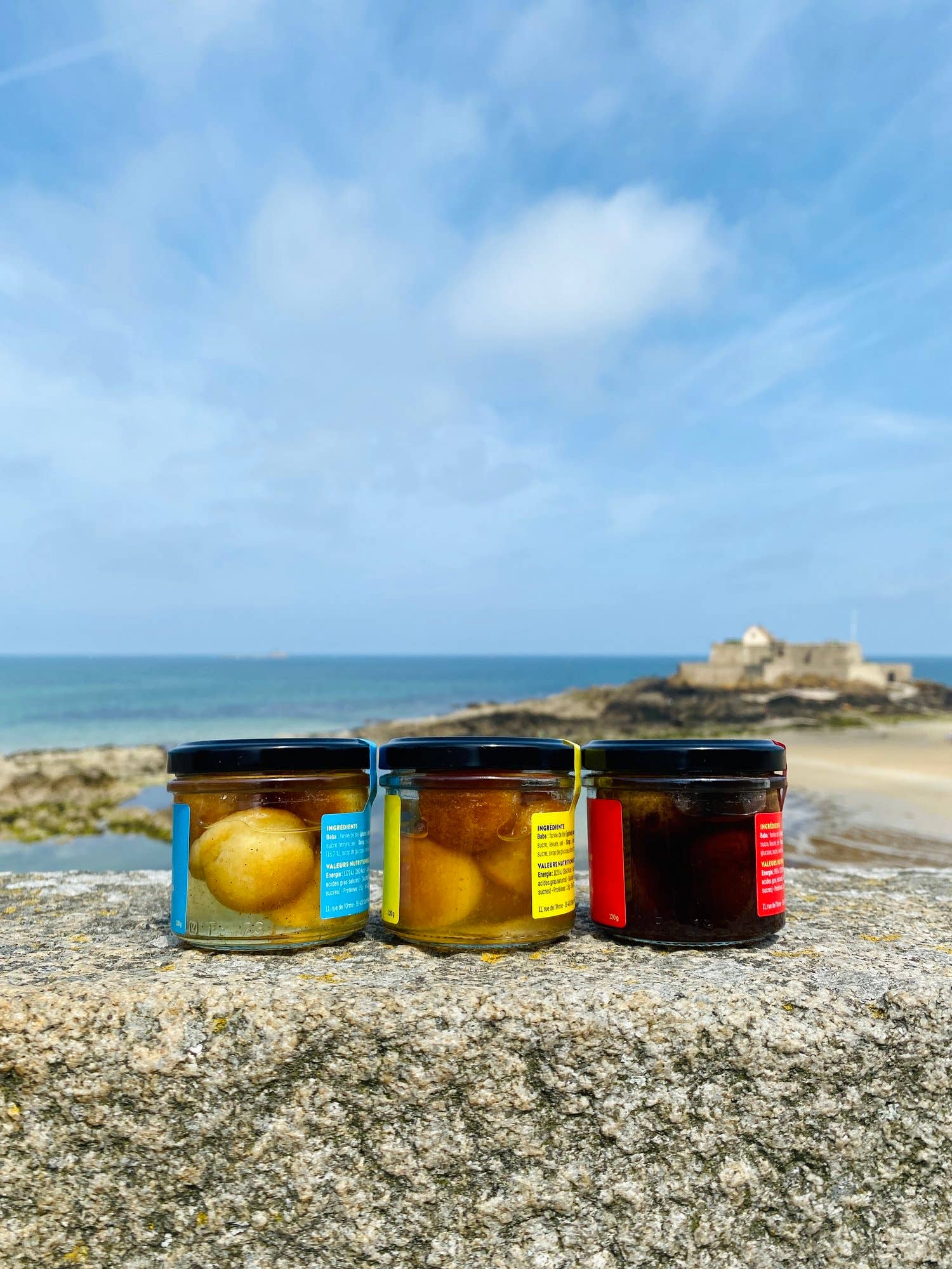 LES BABAS DE SAINT-MALO – Großhandel Kuchen – Mini-Babas Trio Nr. 1: Vanille-Rum - Zitronen-Limoncello -3