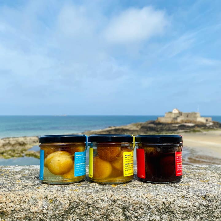 LES BABAS DE SAINT-MALO – Großhandel Kuchen – Mini-Babas Trio Nr. 1: Vanille-Rum - Zitronen-Limoncello -3