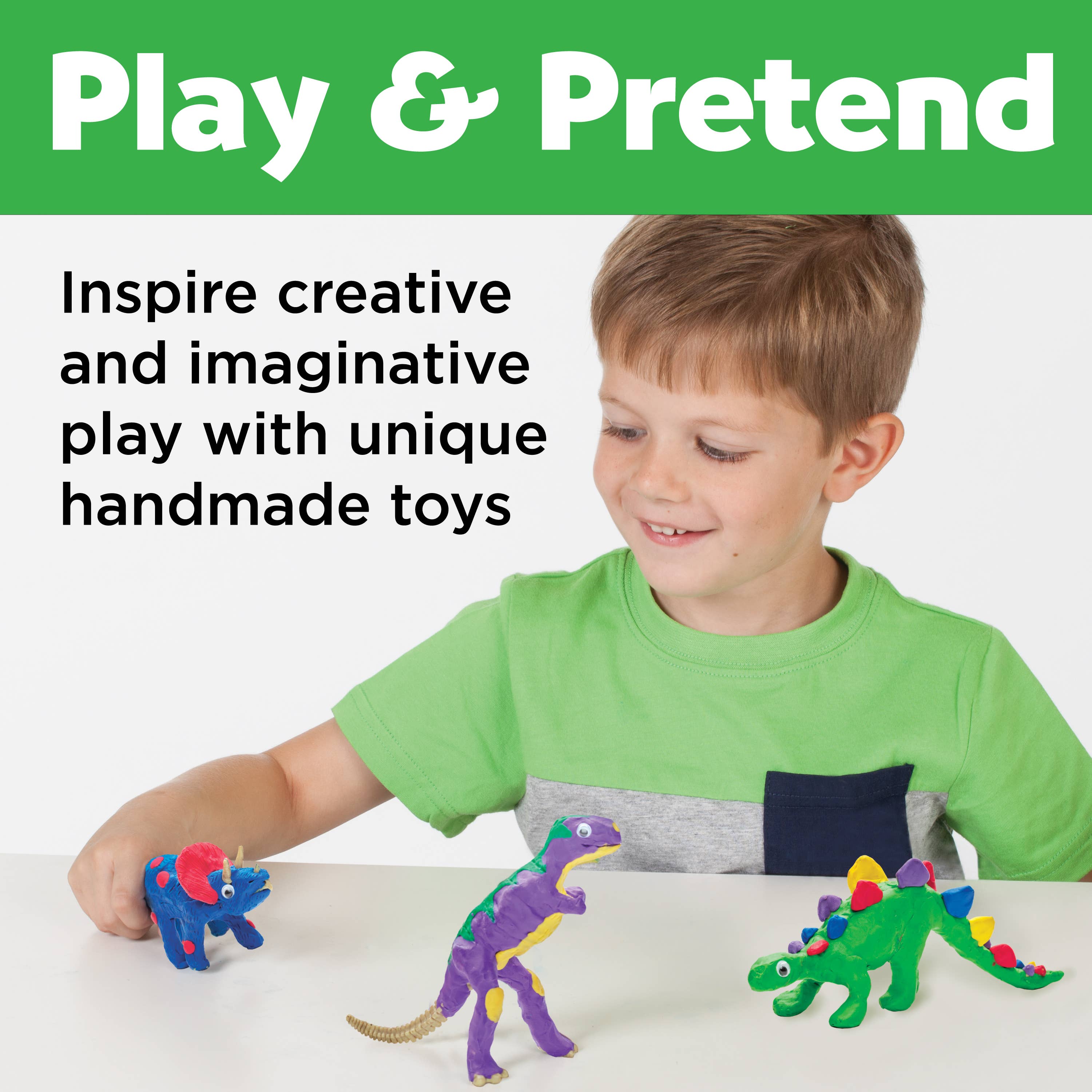 Faber-Castell / Creativity for Kids - Wholesale DIY Craft Kit - Kids - Create with Clay Dinosaurs - DIY Craft for Kids6