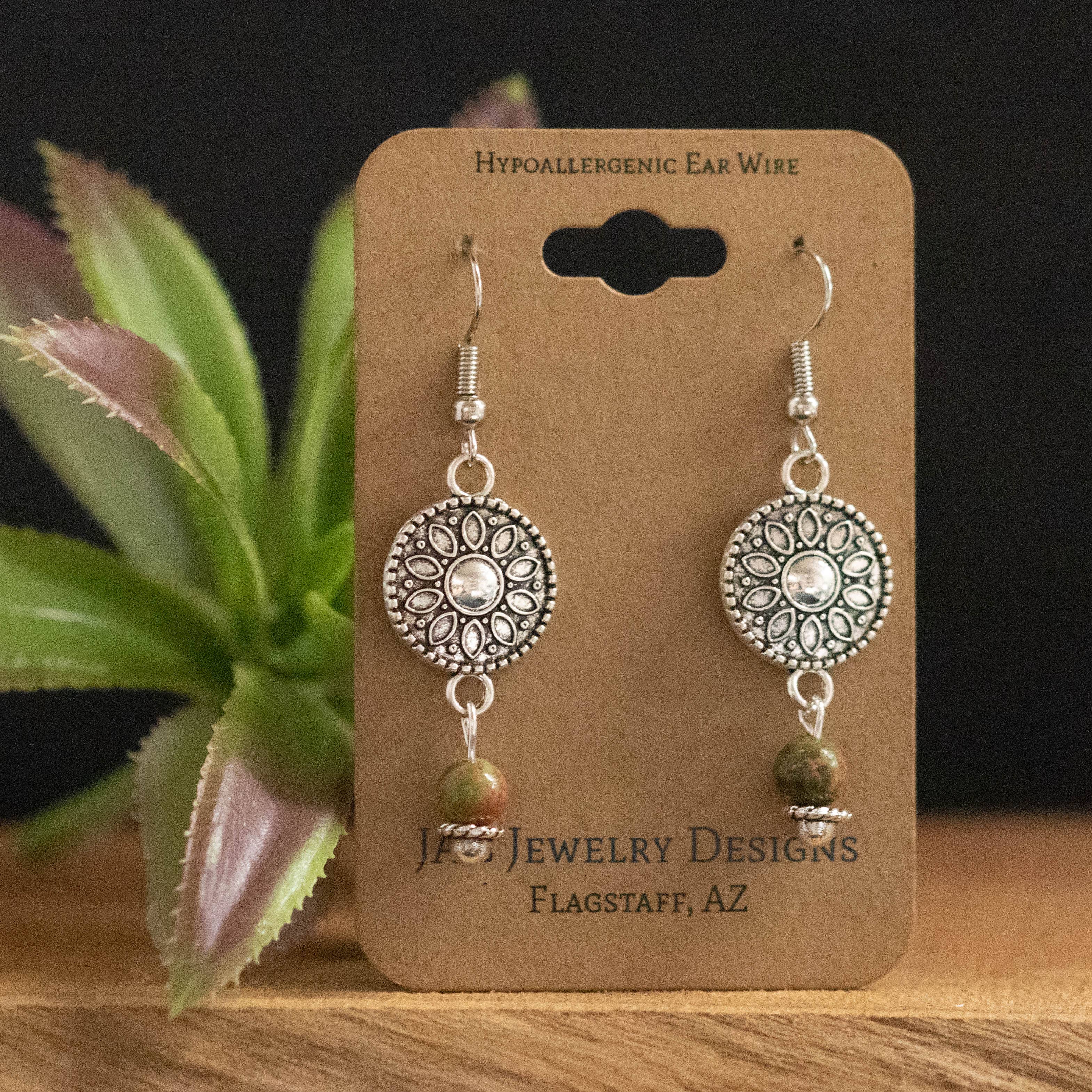 JAC Jewelry Designs – Engroshandel Hængeøreringe og creoløreringe – Sun Shield Øreringe1