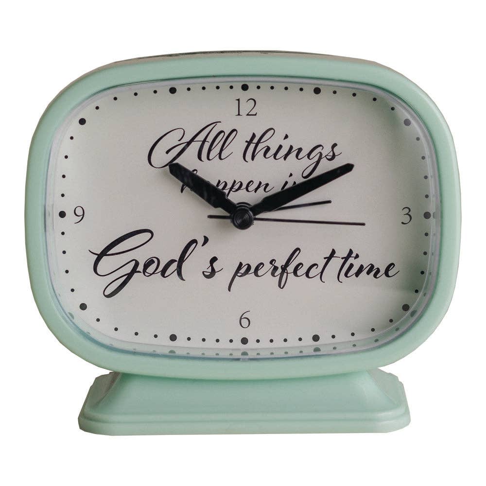 Manual Woodworkers and Weavers, Inc. - Wholesale Desk Clock - Inspirational Table Clock Asst S/121