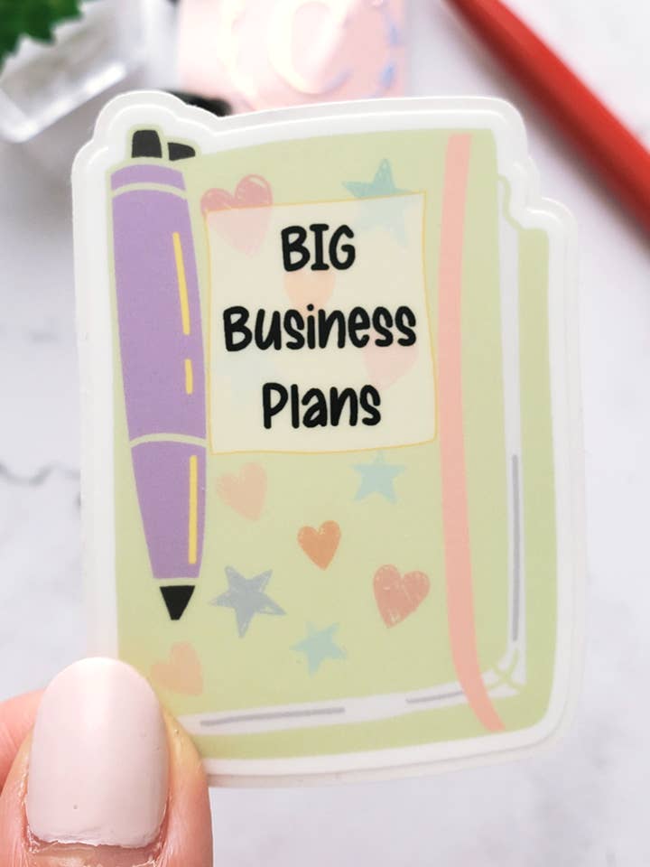Sticker de journal de plan d'affaires pour la vente par Cheerful Findings