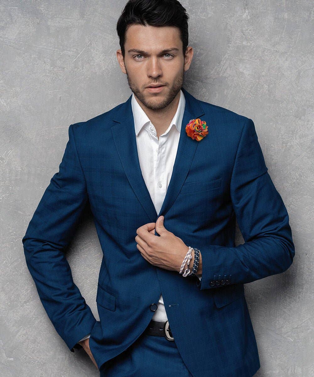 Dubal Brothers - Wholesale Lapel Pin/Button - Vittorio Vico Kente Flower Lapel Pin5