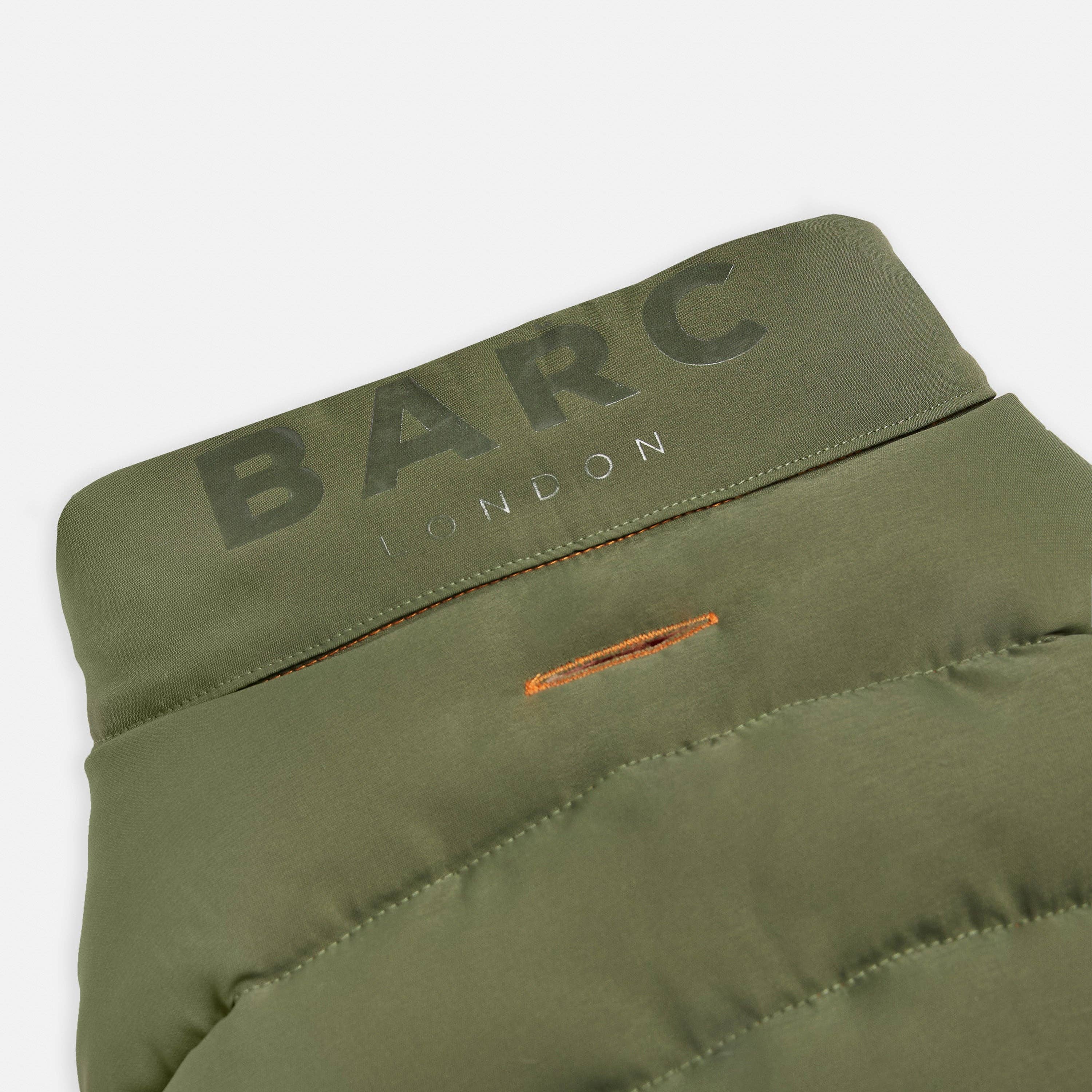 Barc London - Wholesale Pet Jacket - Dog - Coral & Khaki Dog Puffer Jacket| Warm Dog Coat | Reversible8