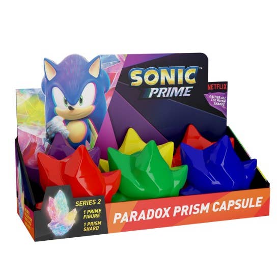 Wholesale Sonic 3' Collectible Figure Prism Capusle- 6 Unit Wholesale Sonic 3' Collectible Figure Prism Capusle- 6 Unit