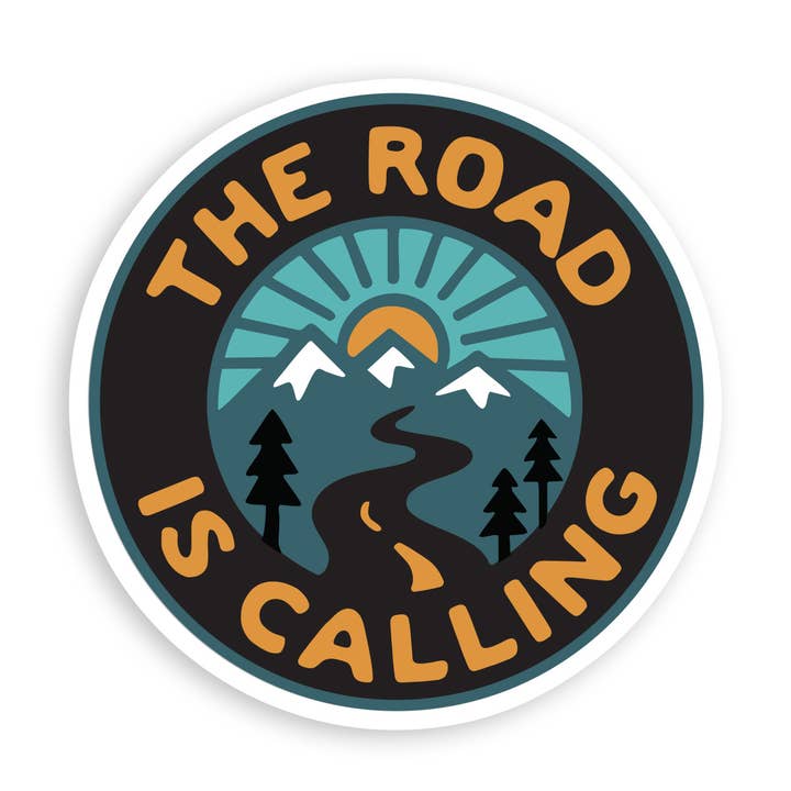 The Road is Calling Sticker for wholesale by Squatchy