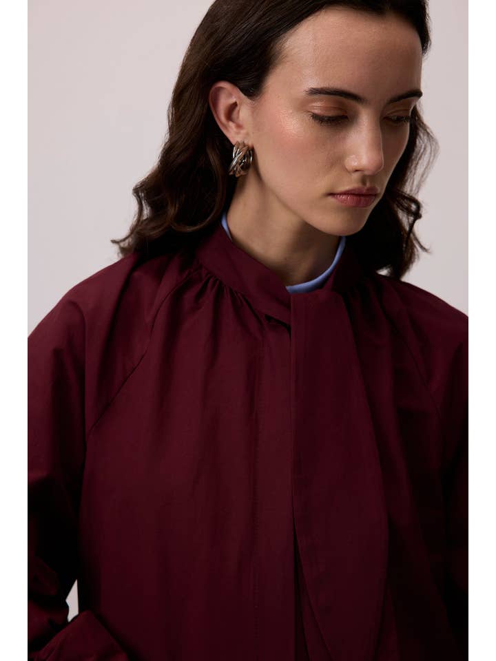 M rd m 100% COTTON BALLOON SLEEVE TRENCH COAT for wholesale on Faire5