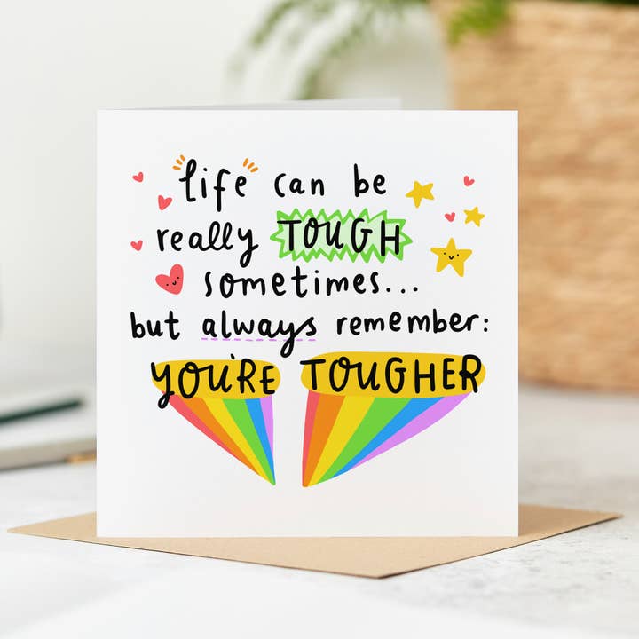 You're Tougher Card for wholesale by Arrow Gift Co