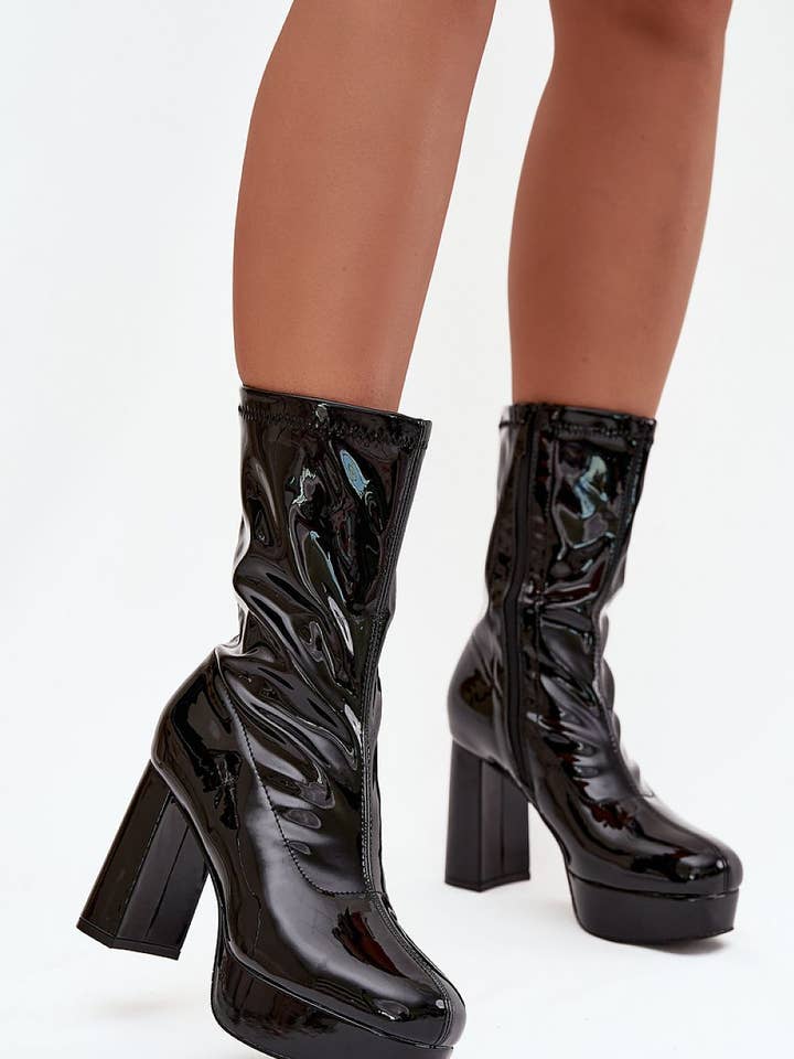 Ankle boots with heel Model 219264 Step in style for wholesale by Lieber Deem Marktplatz