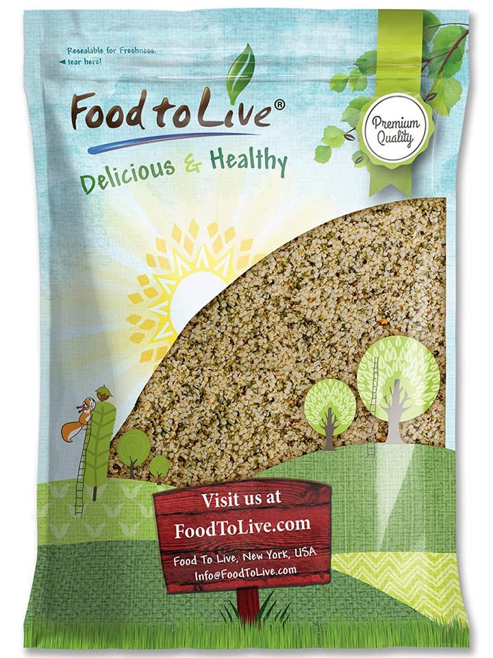 Canadian Hemp Seeds – Raw Hearts, Hulled, Shelled, Kosher for wholesale by Food To Live