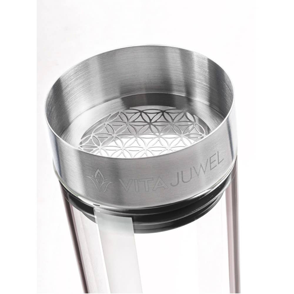 VitaJuwel – Großhandel Karaffe – Edelsteinkaraffe SANA Premium | ohne Edelsteinmodul1