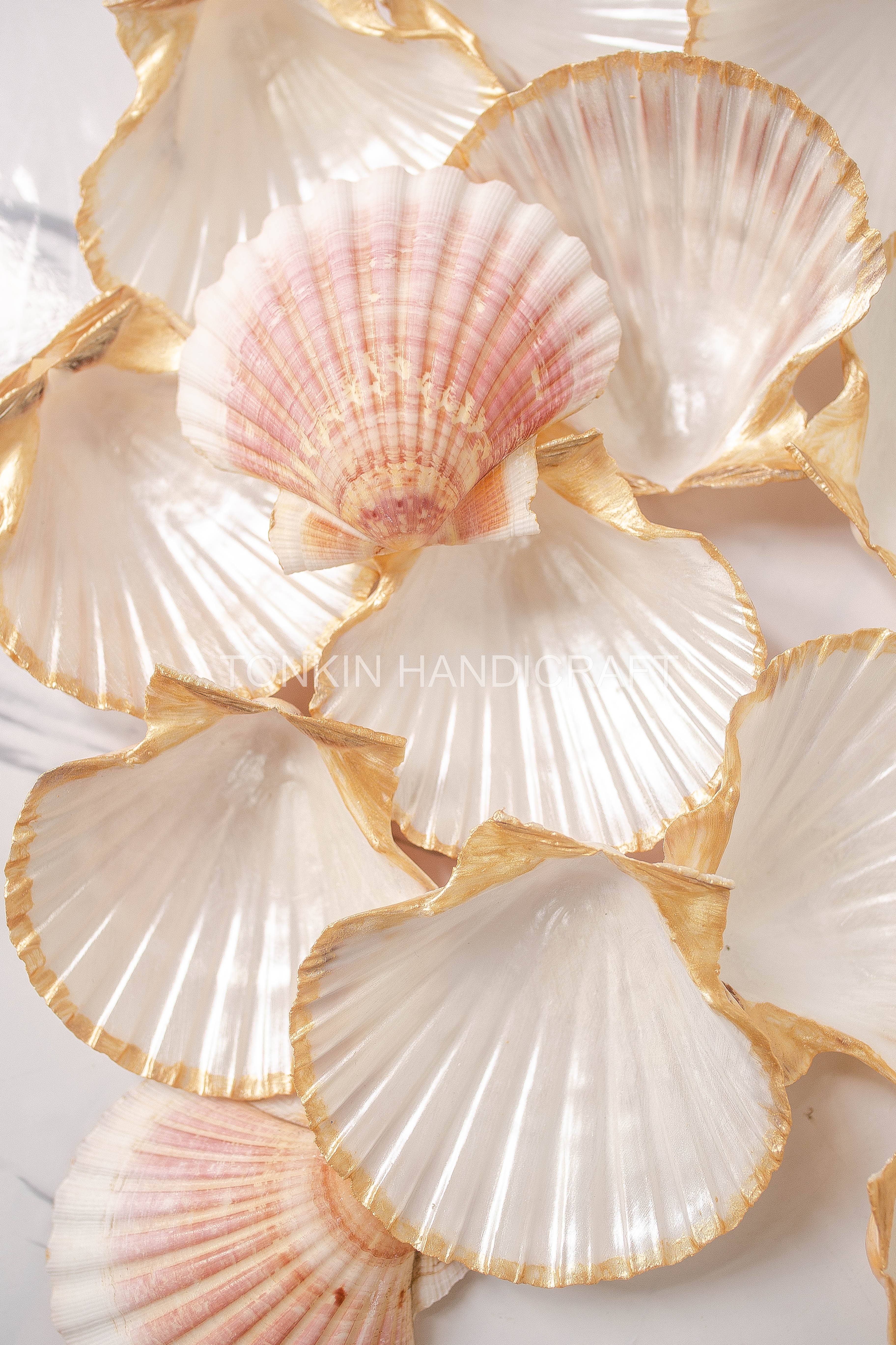 Tonkin Handicraft - Wholesale Jewelry Dish - Scallop Shell Ring Dish 35