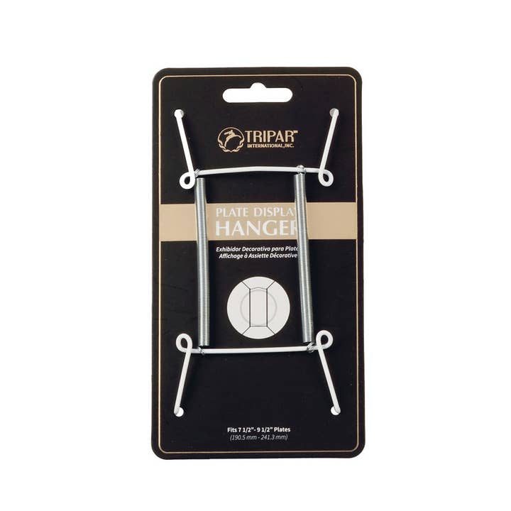 Tripar International - Wholesale Wall Hook - White Vinyl Plate Wire Hangers1