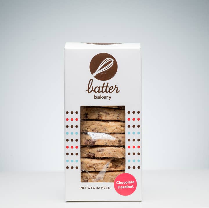 Chocolate Hazelnut Shortbread for wholesale by Batter Bakery