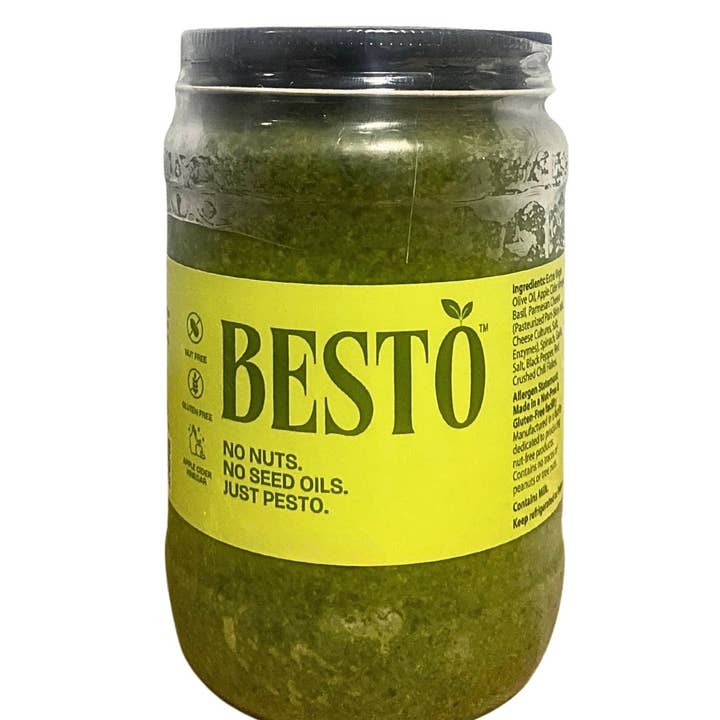 Besto - Wholesale Pesto - Besto Nut-Free Pesto 32oz (Foodservice – Not for Resale)