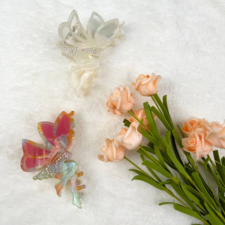 TheDivaSoap - Wholesale Hair Clip - Women's - Lovely flower fairy hair claw clip