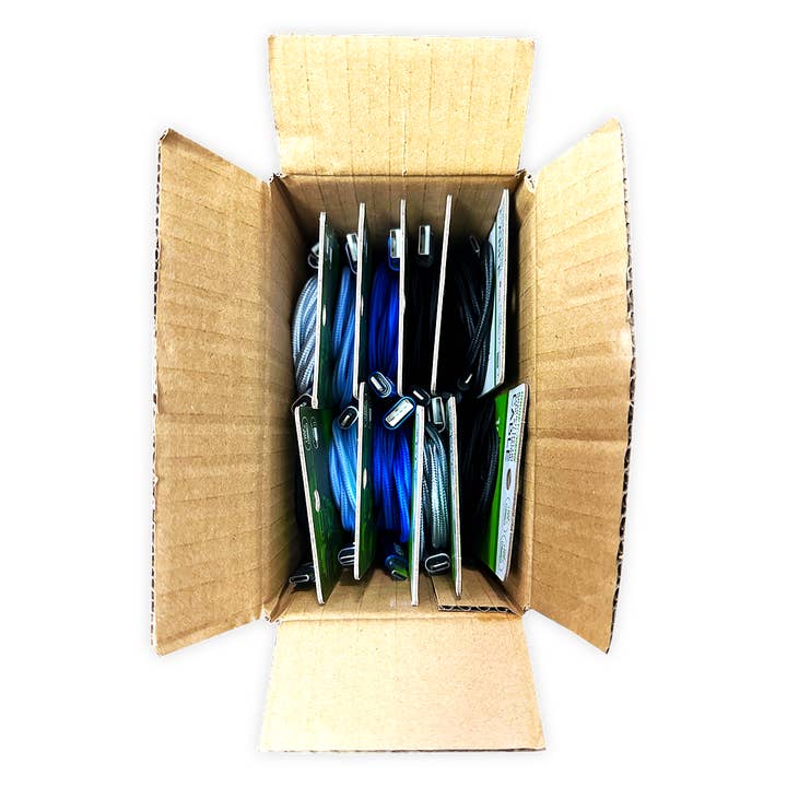 Novelty Brands - Wholesale Charging Cable - Charging Cable USB-to-USB-C 10 FT Bulk Pack- 10/Pack1